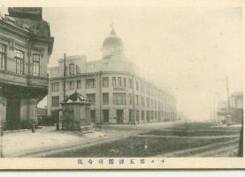 Вид на Дом Зазовских и Второвский пассаж с улицы Иркутской (Полины Осипенко)